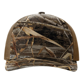 Richardson 112PFP Five Panel Printed Trucker Cap - Realtree Max-7/Buck 