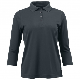 Paragon 120 Women\'s Lady Palm 3 Quarter Sleeve Polo - Carbon