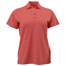 Paragon 131 Women\'s Dakota Striated Heather Polo - Melon Heather