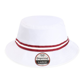 Imperial 1371P The Oxford Performance Bucket - White/Maroon