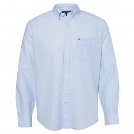 Tommy Hilfiger 13H1910 Cotton/Linen Long Sleeve Shirt - Placid Blue