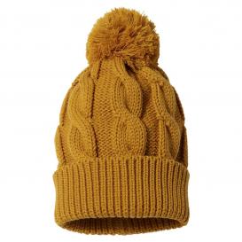 Richardson 141 Chunk Twist Beanie with Cuff - Camel