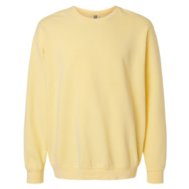 Comfort Colors 1466 Garment-Dyed Lightweight Fleece Crewneck Sweatshirt - Butter