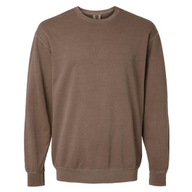 Comfort Colors 1466 Garment-Dyed Lightweight Fleece Crewneck Sweatshirt - Espresso 