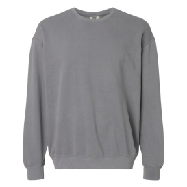 Comfort Colors 1466 Garment-Dyed Lightweight Fleece Crewneck Sweatshirt - Grey