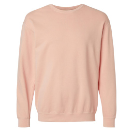 Comfort Colors 1466 Garment-Dyed Lightweight Fleece Crewneck Sweatshirt - Peachy 