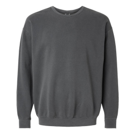 Comfort Colors 1466 Garment-Dyed Lightweight Fleece Crewneck Sweatshirt - Pepper