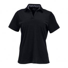 Paragon 151 Women\'s Memphis Sueded Polo - Black