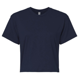 Next Level 1580 Women\'s Ideal Crop T-Shirt - Midnight Navy
