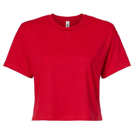 Next Level 1580 Women\'s Ideal Crop T-Shirt - Red