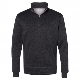 Weatherproof 198188 Vintage Sweaterfleece Quarter-Zip Sweatshirt - Asphalt