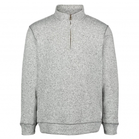 light grey quarter zip