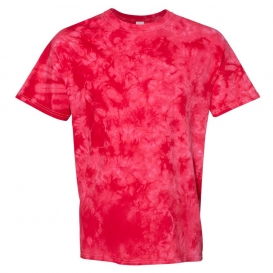 Dyenomite 200CR Crystal Tie Dye T-Shirt - Red