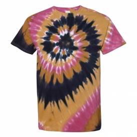 Dyenomite 200MS Multi-Color Spiral Short Sleeve T-Shirt - Tuscon
