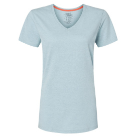 Kastlfel 2011 Women\'s RecycledSoft V-Neck T-Shirt - Ice Blue 