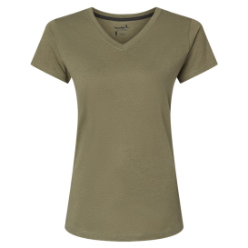 Kastlfel 2011 Women\'s RecycledSoft V-Neck T-Shirt - Moss