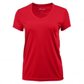 Paragon 203 Women\'s Vera V-Neck T-Shirt - Red