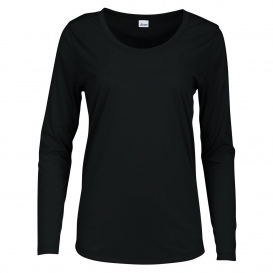 Paragon 214 Women\'s Long Islander Performance Long Sleeve T-Shirt - Black