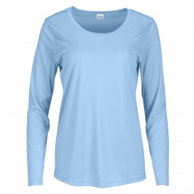 Paragon 214 Women\'s Long Islander Performance Long Sleeve T-Shirt - Blue Mist