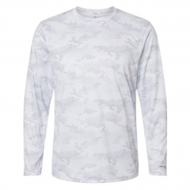 Paragon 217 Pompano Performance Camo Long Sleeve T-Shirt - White