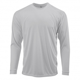 Paragon 218Y Youth Long Islander Performance Long Sleeve T-Shirt - Aluminum