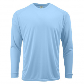 Paragon 218Y Youth Long Islander Performance Long Sleeve T-Shirt - Blue Mist
