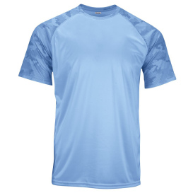 Paragon 219 Large Camo Performance T-Shirt - Blue Mist