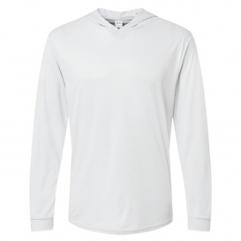 Paragon 220 Bahama Performance Hooded Long Sleeve T-Shirt - Aluminum