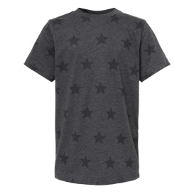 Code Five 2229 Youth Star Print T-Shirt - Smoke Star