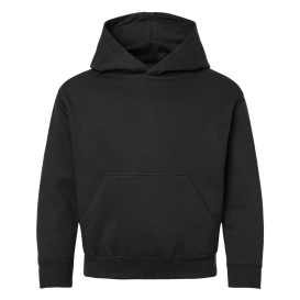 LAT 2296 Youth Fleece Hoodie - Black 