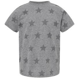Code Five 3029 Toddler Star Print T-Shirt - Granite Heather Star