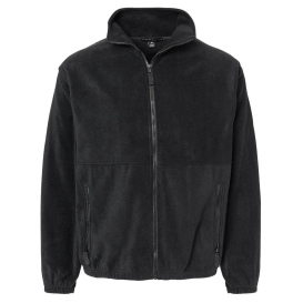 Burnside 3062 Polar Fleece Full-Zip Jacket - Black