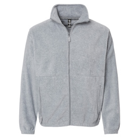 Burnside 3062 Polar Fleece Full-Zip Jacket - Heather Grey