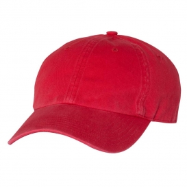 Richardson 320 Washed Chino Cap - Red
