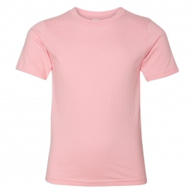 Next Level 3310 Youth Cotton Crew - Light Pink
