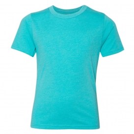 Next Level 3312 Youth CVC Short Sleeve Crew - Tahiti Blue