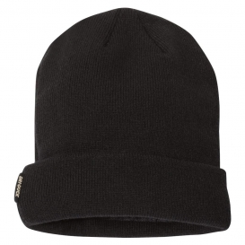 DRI DUCK 3562 12 Inch Performance Knit Beanie - Black