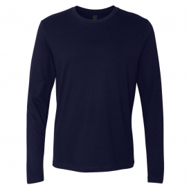 Next Level 3601 Cotton Long Sleeve Crew - Midnight Navy