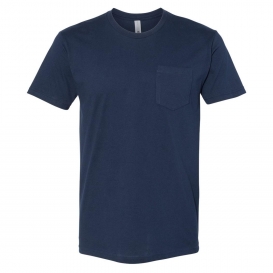 Next Level 3605 Cotton Pocket Crew - Midnight Navy