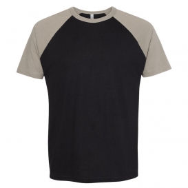 Next Level 3650 Fine Jersey Short Sleeve Raglan Tee