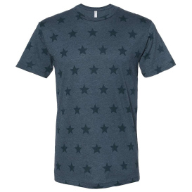 Code Five 3929 Star Print T-Shirt - Denim Star