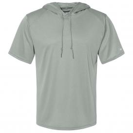 Badger Sport 4123 B-Core Hooded T-Shirt - Silver