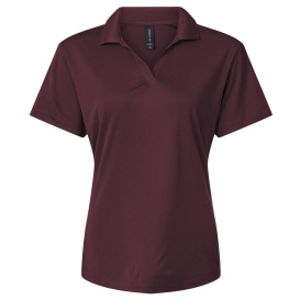 AllPro 41800L Pro-Lock Women\'s Performance Polo - Maroon