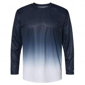 Badger Ombre Performance Long Sleeve Tee
