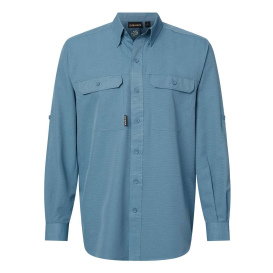 DRI DUCK 4441 Crossroad Woven Shirt - Slate Blue