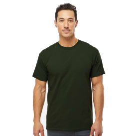 M&O 4800 Gold Soft Touch T-Shirt - Forest Green