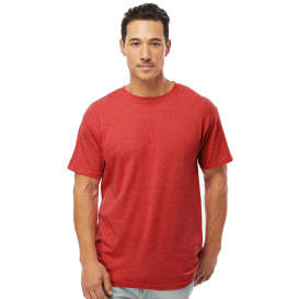 M&O 4800 Gold Soft Touch T-Shirt - Heather Red