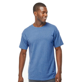 M&O 4800 Gold Soft Touch T-Shirt - Heather Royal