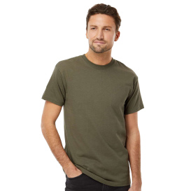 M&O 4800 Gold Soft Touch T-Shirt - Military Green