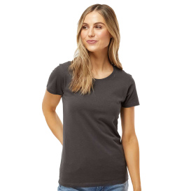 M&O 4810 Women's Gold Soft Touch T-Shirt - Charcoal